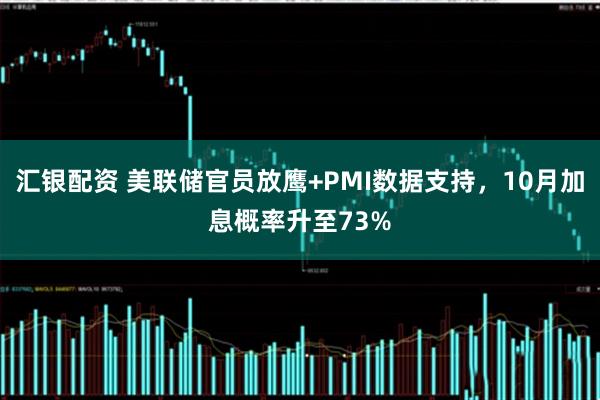 汇银配资 美联储官员放鹰+PMI数据支持，10月加息概率升至73%