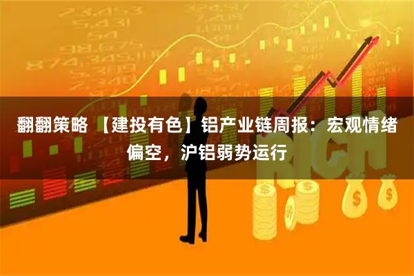 翻翻策略 【建投有色】铝产业链周报：宏观情绪偏空，沪铝弱势运行